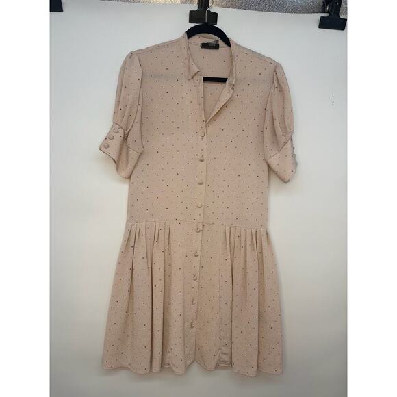 Deborah Lyons Anita Polka Dot Drop Waist Dress - Picture 2 of 6